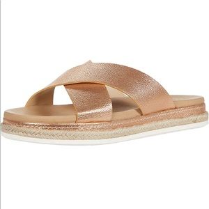 COPY - Vince Camuto Rickert Flatform Espadrille | Rose Gold